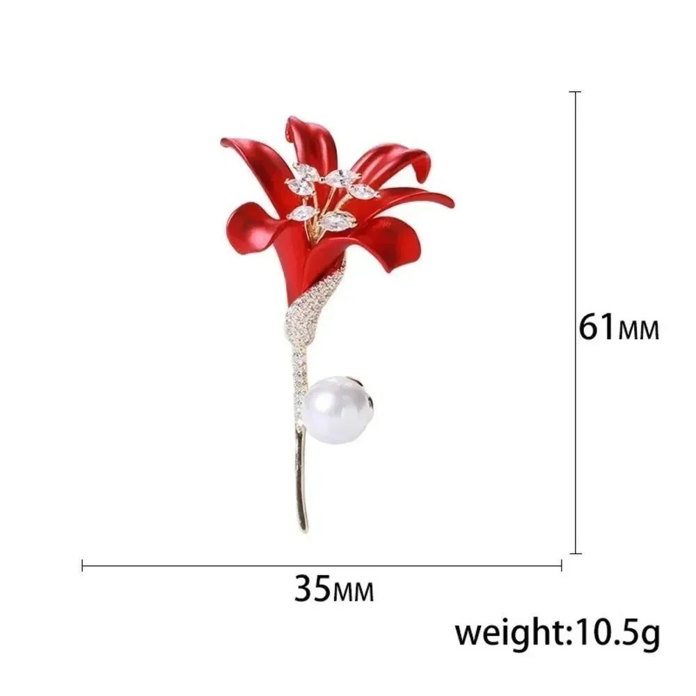 VQ Flower Brooch - Picture 6 of 7